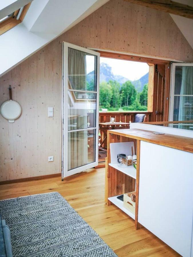 Ferienwohnung Abersee Exterior foto